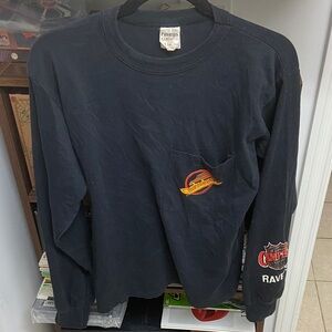Vintage 90’s Logo NHL Vancouver Canucks Black Long Sleeve Shirt